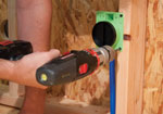 Image of  Pull Stop Box rough in step three