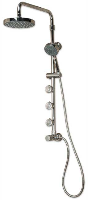 Lanikai 3-function shower with body sprays