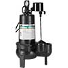 Duramac sewage pump with vertical float
