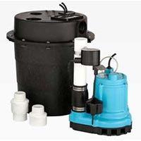 Laundry greywater pump packages