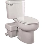 Macerating toilet system