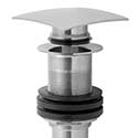 Square top finger touch drain