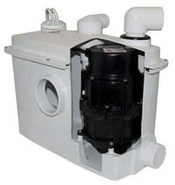 Qwik Jon Ultima System tank cross cut view