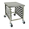 Bun pan rack with tabletop