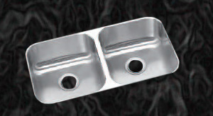 double bowl kitchen sink