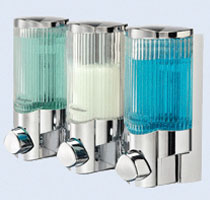 3 chrome dispensers 3 chrome dispensers
