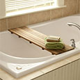 Adjustable Teak bathtub bench