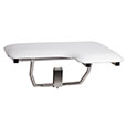 L-shaped wall mount tub/shower seat