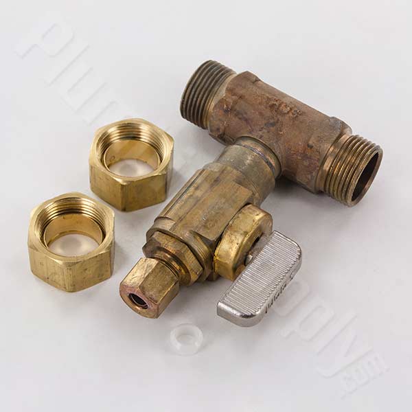 example of Add-A-Line compression tee with valve