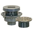 ABS/PVC adjustable flashing drain