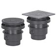 Ductile iron adjustable cleanout