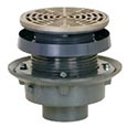 No-hub adjustable flashing drain