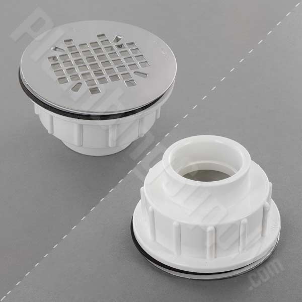 Shower Drain Assembly with Strainer