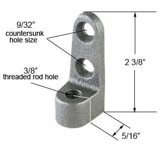 side beam connector dimensions