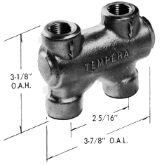 Tempera anti-scald valve