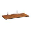 Rear hung tub/shower seat