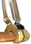 fitting removal with tong