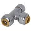 Sharkbite push-fit stop valve tee adapter