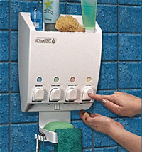 The Convenient Shower Caddy Dispenser With Top Self Soap Dish Shower Caddy