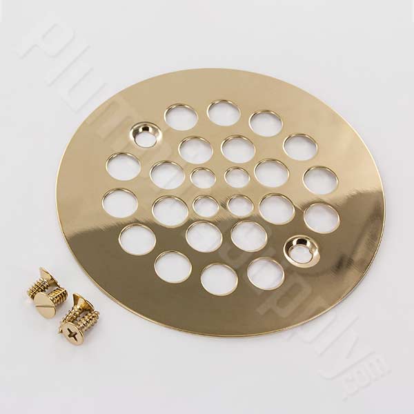 4 Inch Round Shower Drain Cover | Moresque No.1 Design