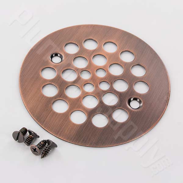 4 Inch Screw-In Shower Strainer Drain Cover Replacement Strainer