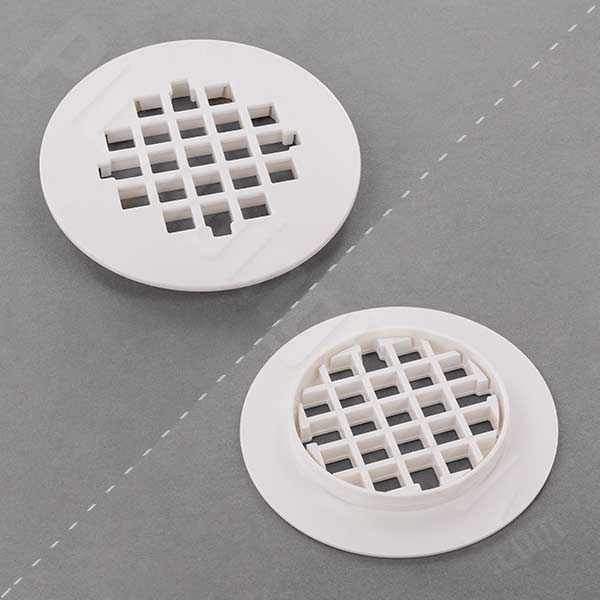 Shower drain covers for acrylic, fiberglass, metal, and tile shower stalls