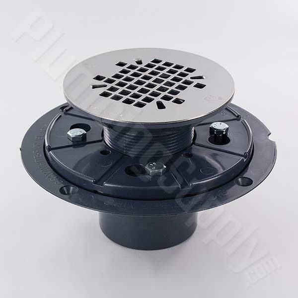 Shower shop pan drain