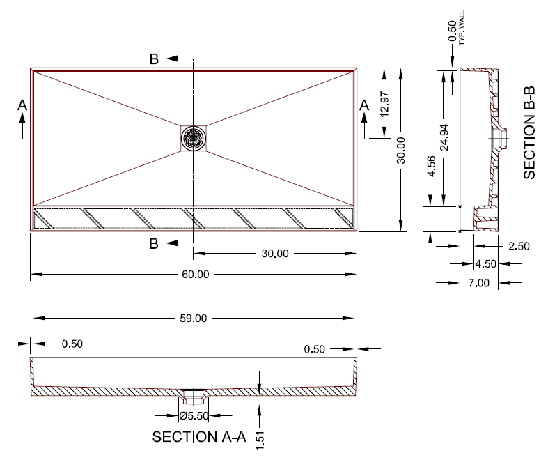 Tile Shower Pans Easy To Install Single Curb Shower Pan Kits