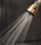 contemporary design six jet showerhead - full rain