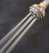 multi-function dual massage spray showerhead - power spray
