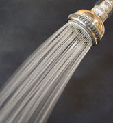 multi-function dual massage spray showerhead - power rain