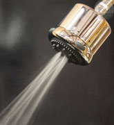 exhilarating showerhead with nebulizing mist spray - massage