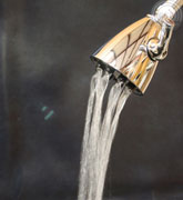 luxurious 8 jet all brass deluxe showerhead - full flood