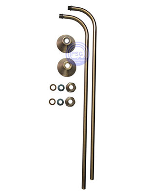 Image of single offset bath supply kit