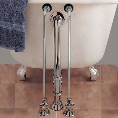 Rigid Supply Lines Accessories For Clawfoot Bathtubs