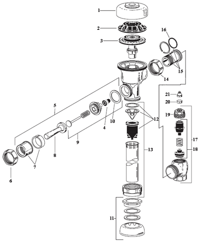 Sloan Flush Valve Troubleshooting Chart