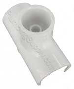 image of a snap on saddle tee slip outlet
