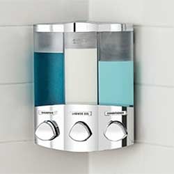 Euro soap dispenser installed