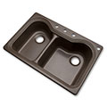 Photo of Breckenridge offset double bowl kitchen sink