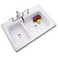 To Hawthorn double bowl kitchen sink