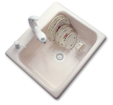 SolidCast Madison single bowl kitchen sink