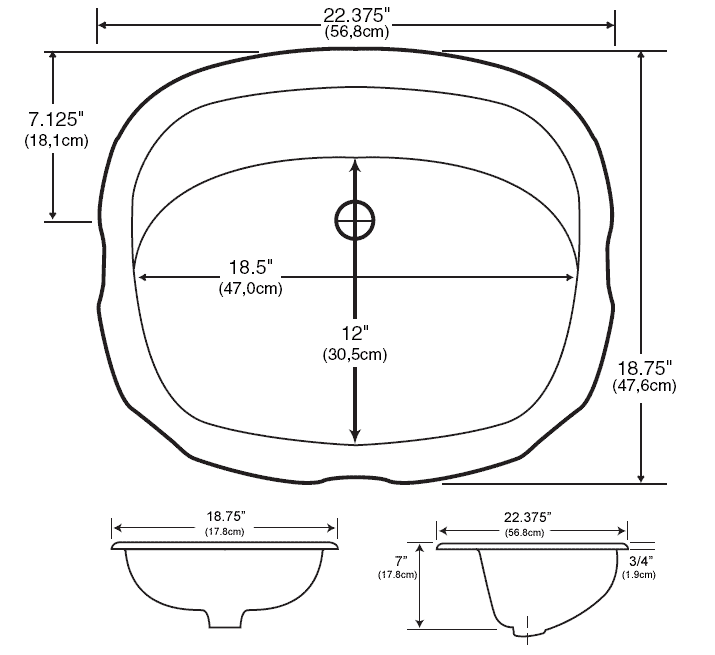 Typical Bathroom Sink Dimensions Bathroom Guide by Jetstwit