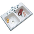 To Nassau double bowl kitchen sink