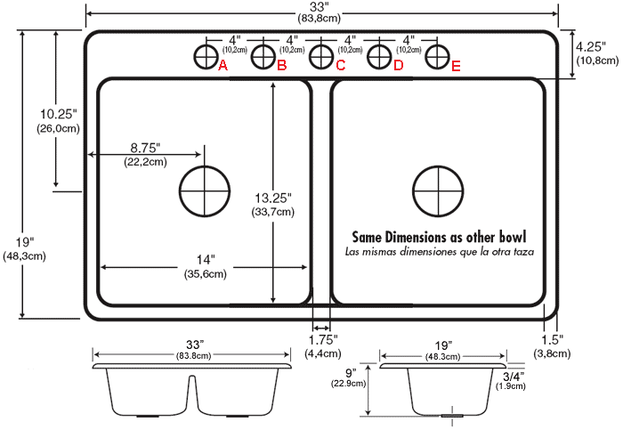 Double Bowl Kitchen Sinks Porcelain Looks With Cast Iron Strength