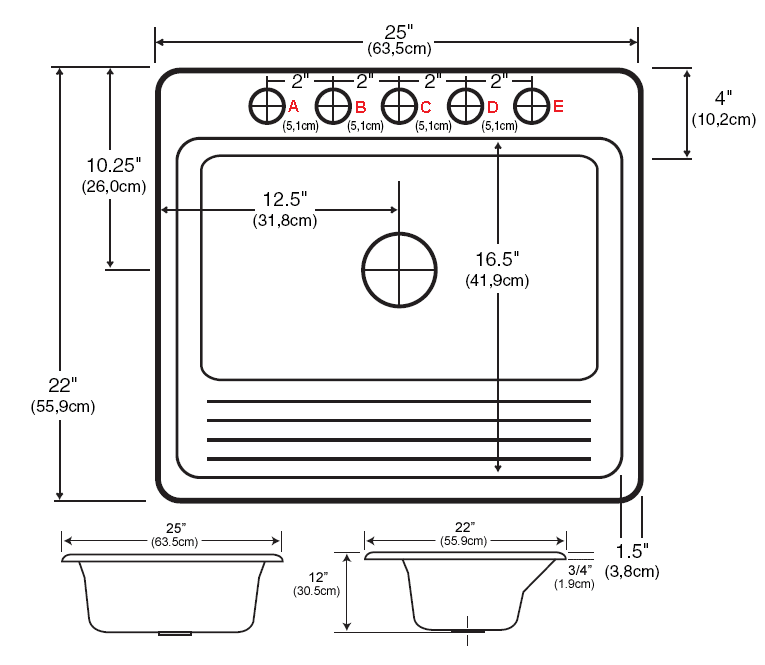 Sink Faucet Hole Size Hole Photos In The Word