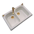 To Staten double bowl kitchen sink