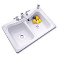 To Stockton double bowl kitchen sink