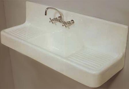 Vintage Farmhouse Drainboard Sinks