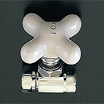 Straight shut-off valve