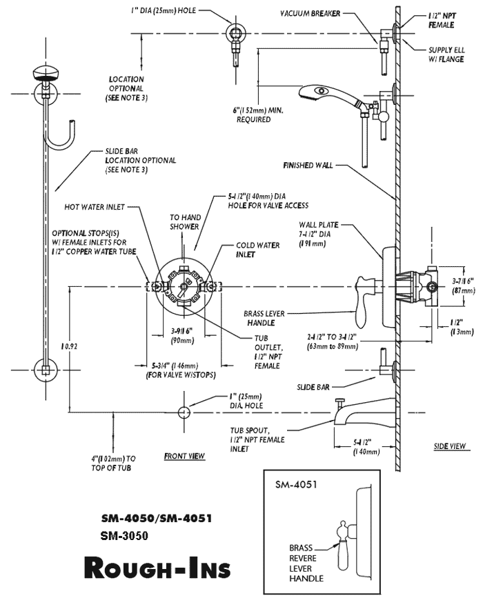 Ada Compliant Hand Held Slide Bar Shower Systems Ada Compliant When Installed Properly Per The Manufacturer S Specifications Click Here For Dimensions